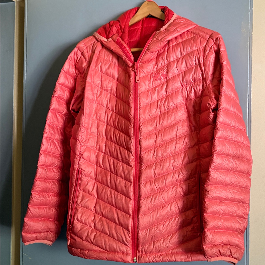 Mountain Hardwear Ghost Whisperer Down Jacket In Raspberry W Xl